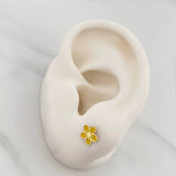 Topos Flor 0.7 g / 7.4 mm Oro Amarillo 18K