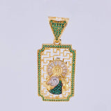 Dije Placa San Judas 8.3 g / 4.6 cm Oro Amarillo 18K