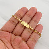 Pulso Bebé GC Placa Nube Virgen Guadalupe 2g / 15cm / 3.33mm Oro Amarillo 18K