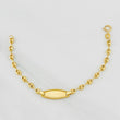 Pulso Bebé GC Placa Ovalada 2g / 14cm / 3.49mm Oro Amarillo 18K