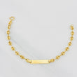 Pulso Bebé GC Placa Rectangular 1.65g / 15cm / 3.4mm Oro Amarillo 18K