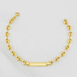 Pulso Bebé GC Placa Rectangular Trenzada 2.1g / 17cm / 3.68mm Oro Amarillo 18K
