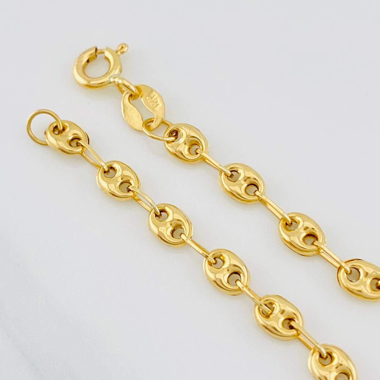 Pulso Bebé GC Placa Rectangular 1.95g / 14.5cm / 3.47mm Oro Amarillo 18K