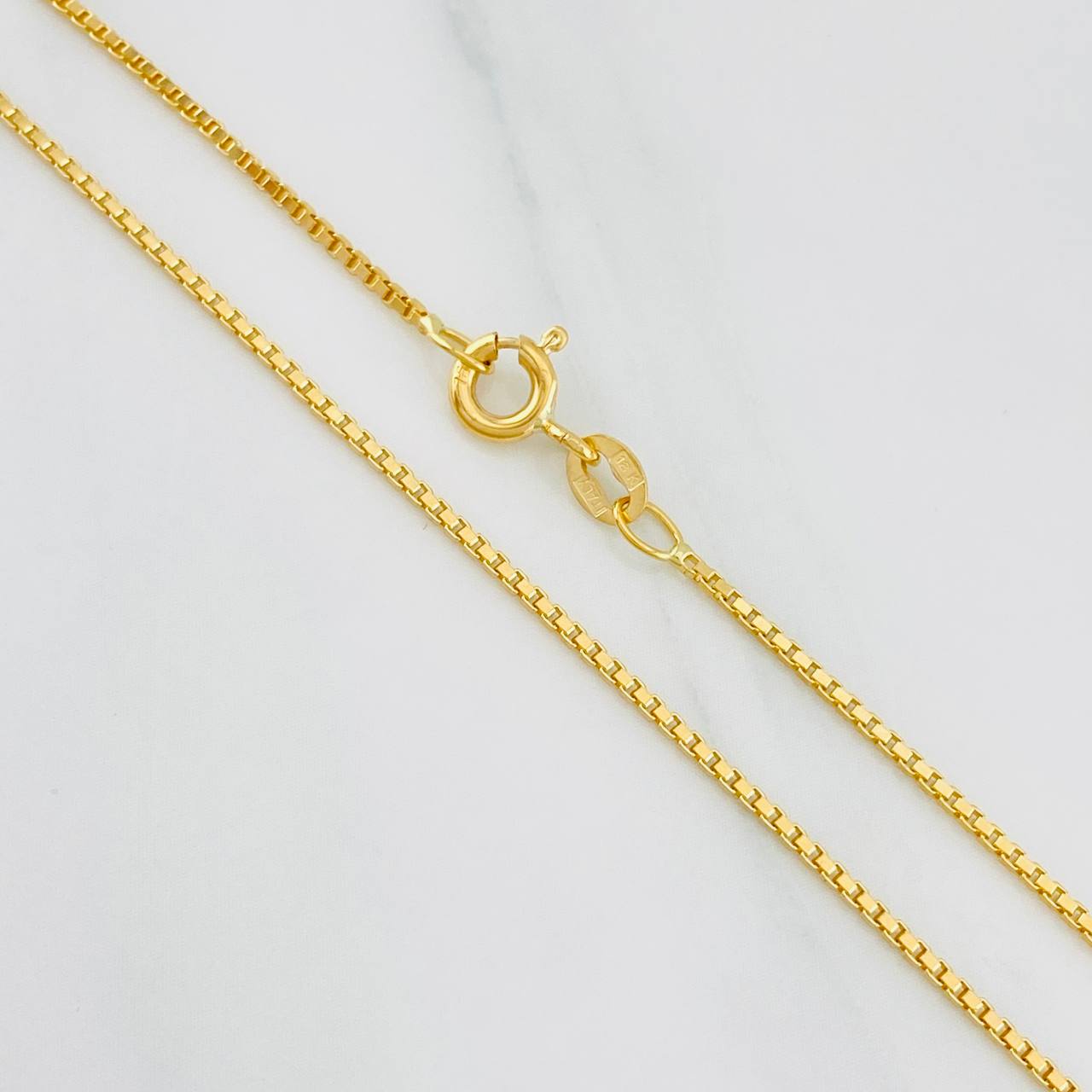 Cadena Veneciana 4.55g / 60cm / 1mm Oro Amarillo 18K