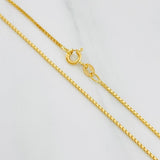 Cadena Veneciana 4.55g / 60cm / 1mm Oro Amarillo 18K