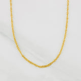 Cadena Singapur 2.7g / 60cm / 1.5mm Oro Amarillo 18K