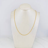 Cadena Singapur 2.7g / 60cm / 1.5mm Oro Amarillo 18K