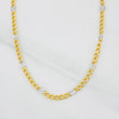 Cadena Fígaro 3.15g / 60cm / 2.6mm Dos Oros Amarillo Blanco 18K