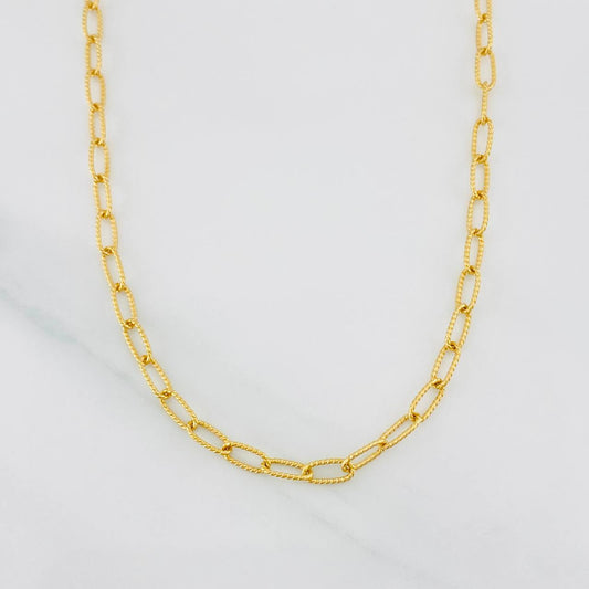 Cadena Cajón 4.85g / 50cm / 2.5mm Oro Amarillo 18K
