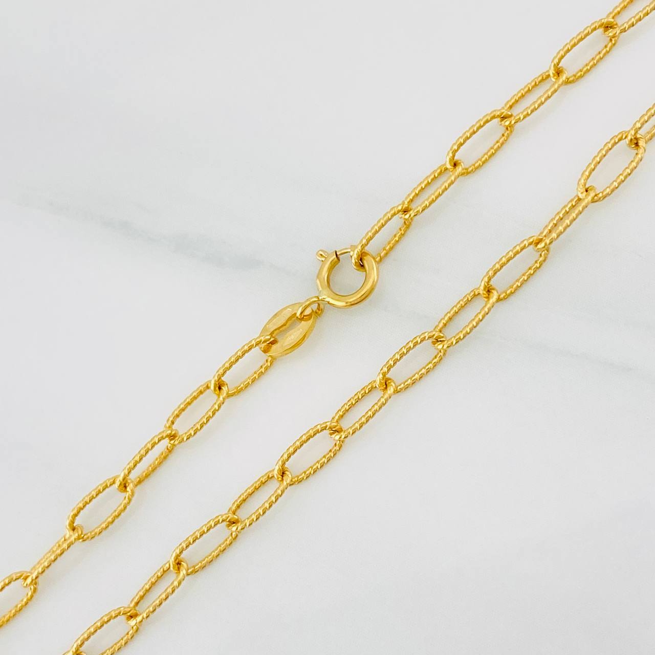 Cadena Cajón 4.85g / 50cm / 2.5mm Oro Amarillo 18K