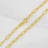 Cadena Cajón 4.85g / 50cm / 2.5mm Oro Amarillo 18K