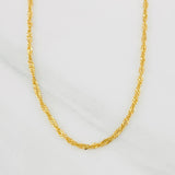Cadena Singapur 5.5g / 60cm / 2.1mm Oro Amarillo 18K