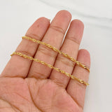 Cadena Singapur 4.1g / 60cm / 1.7mm Oro Amarillo 18K