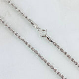 Cadena Lazo 1.55gr / 45cm / Oro Blanco +3 18K