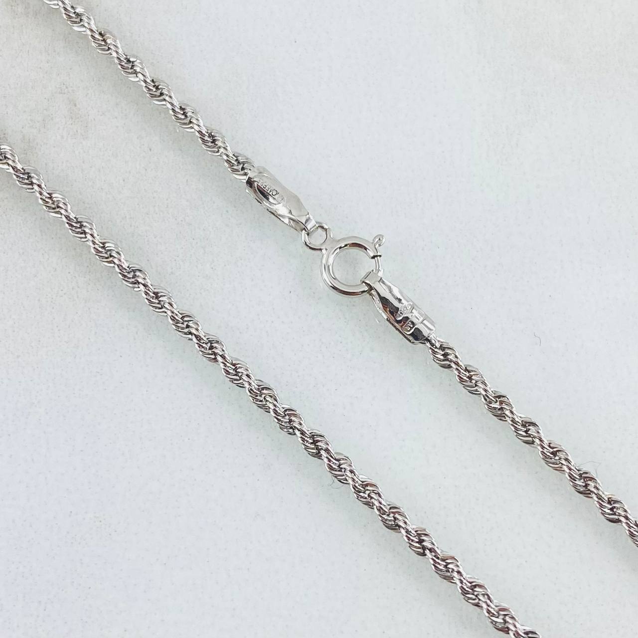Cadena Lazo 1.6gr / 45cm / Oro Blanco +3 18K ©