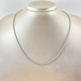 Cadena Lazo 1.55gr / 45cm / Oro Blanco +3 18K