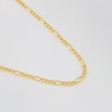 Cadena Fígaro 1.35g / 45cm / 1.5mm Oro Amarillo 18K