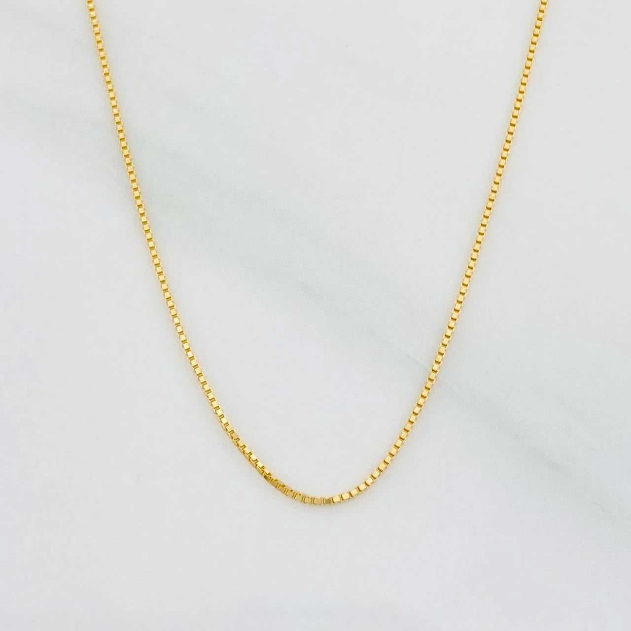 Cadena Veneciana 1.65g / 45cm / 1.55mm Oro Amarillo 18K