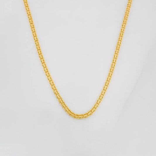 Cadena China 3.35g / 60cm / 1.4mm Oro Amarillo 18K