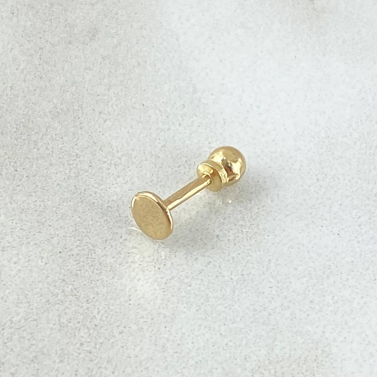 Piercing Circulo Liso 0.3gr / Nac.Esp.Oro 18K *