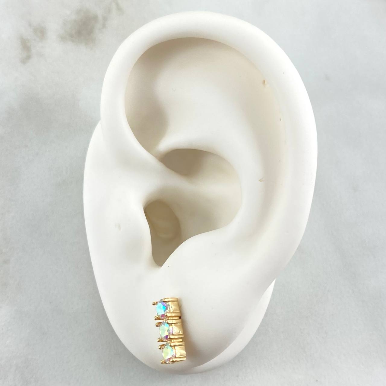Topos Trio 2.35gr / 1cm / Oro 18K