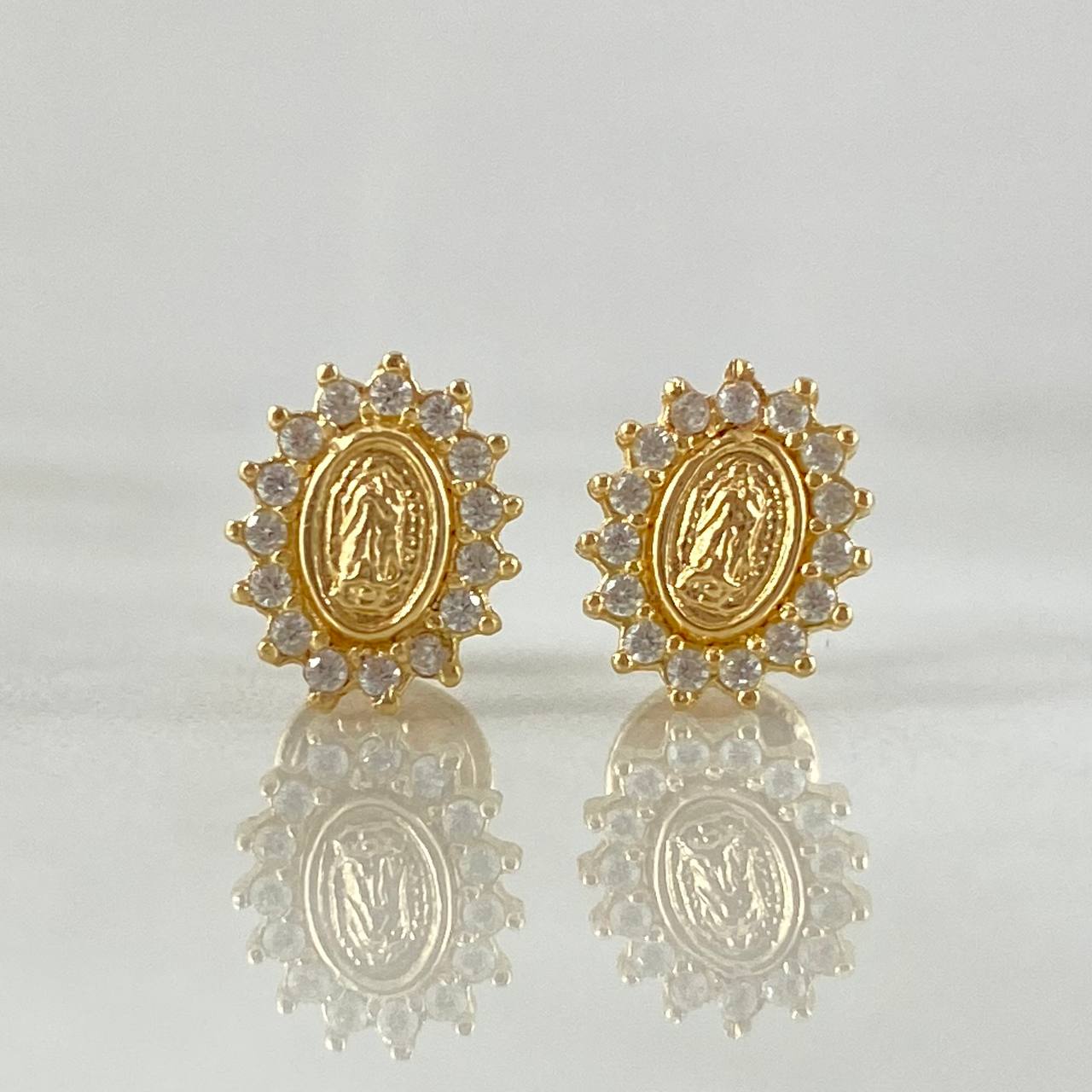 Topos Virgen Guadalupe 0.95gr / Nac.Esp. Oro 18K *