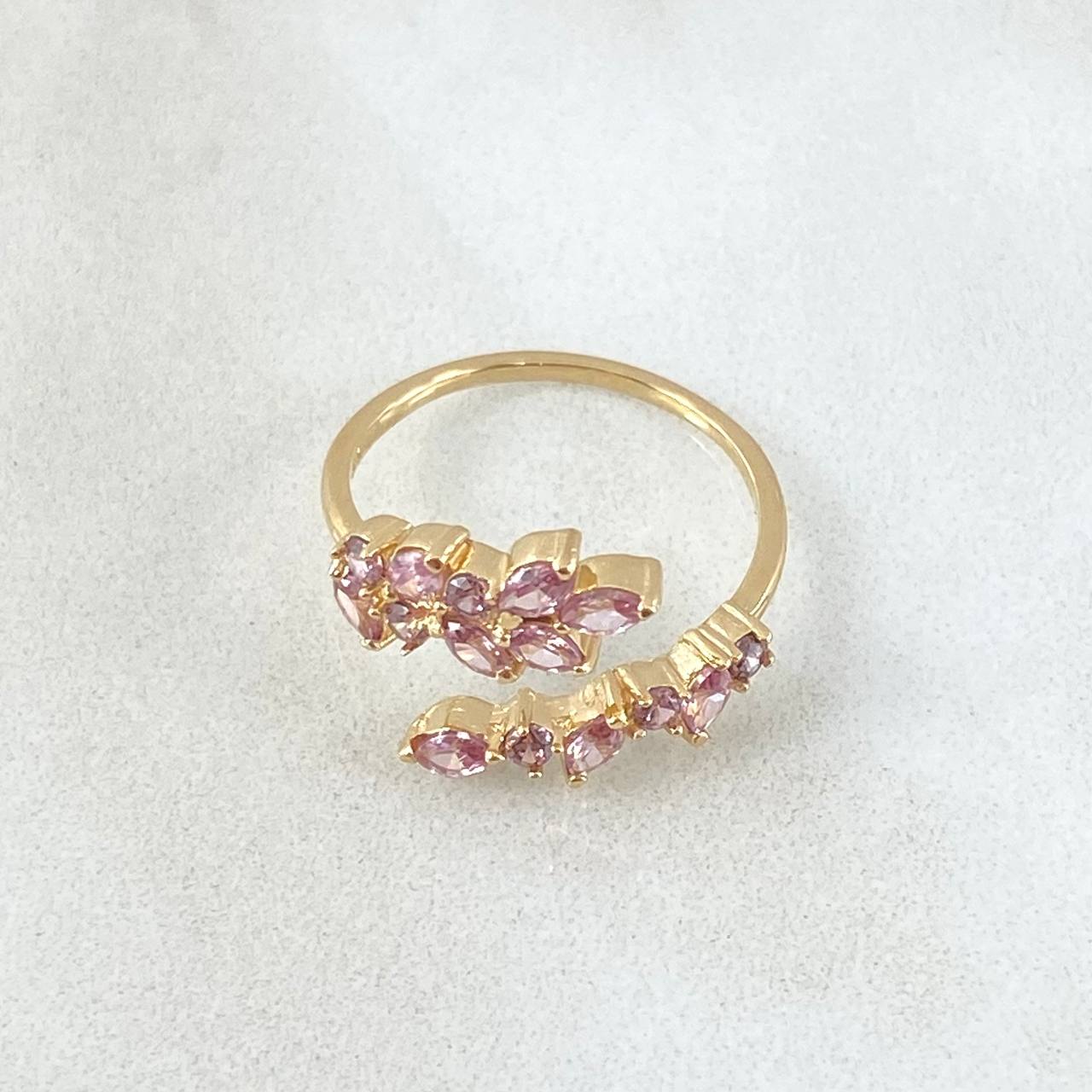 Anillo Espiga Seguida  2.15gr / T4 1/4 / Nac.Esp. Oro 18K *