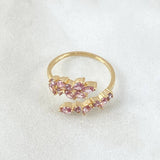 Anillo Espiga Seguida  2.15gr / T4 1/4 / Nac.Esp. Oro 18K *