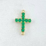 Herraje Cruz 0.9gr / 1.8cm / Nac.Esp. Oro 18K *