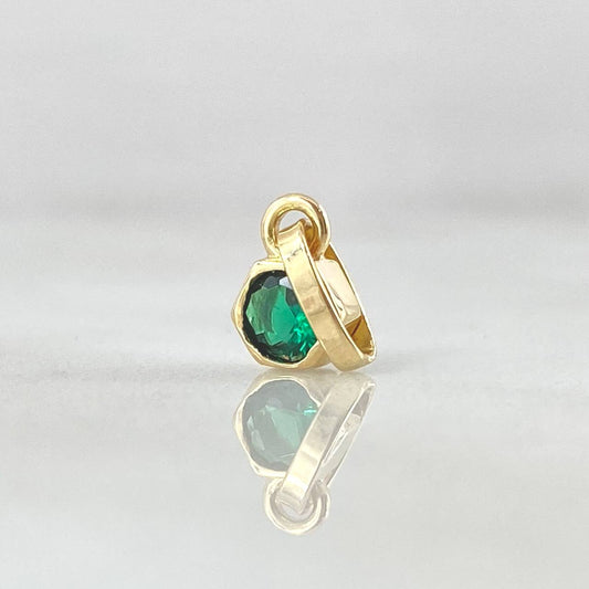 Dije Hexagonal 0.65gr / 1.4cm / Nac.Esp. Oro 18K *