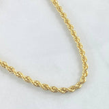 Cadena Lazo 9.7gr / 70cm / +3 Oro 18K
