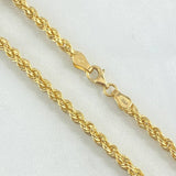 Cadena Lazo 7gr / 50cm / +3 Oro 18K