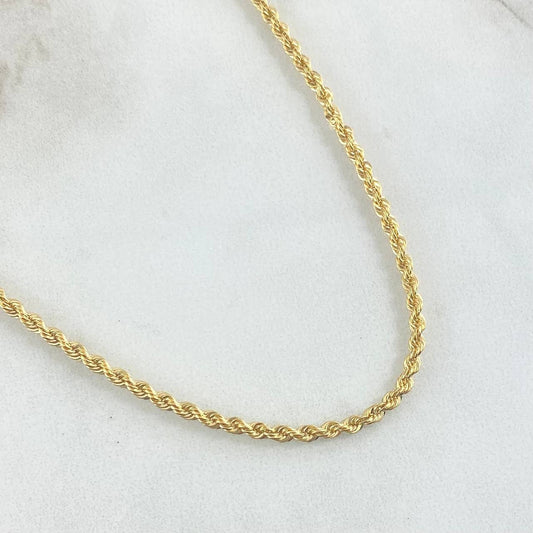 Cadena Lazo 8.7gr / 70cm / 2.9mm Oro Amarillo +3 18K