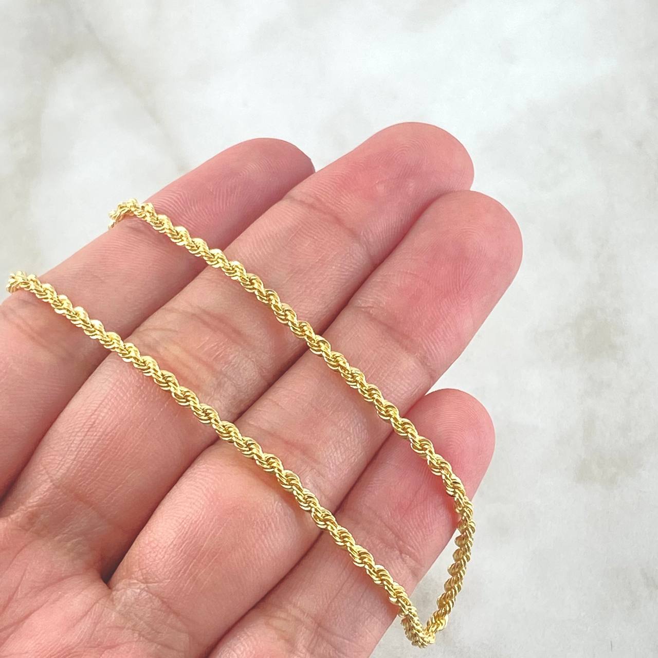 Cadena Lazo 6.4gr / 70cm / +3 Oro 18K