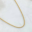 Cadena Militar 7.5gr / 60cm / +3 Oro 18K