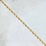 Cadena Militar 7.5gr / 60cm / +3 Oro 18K