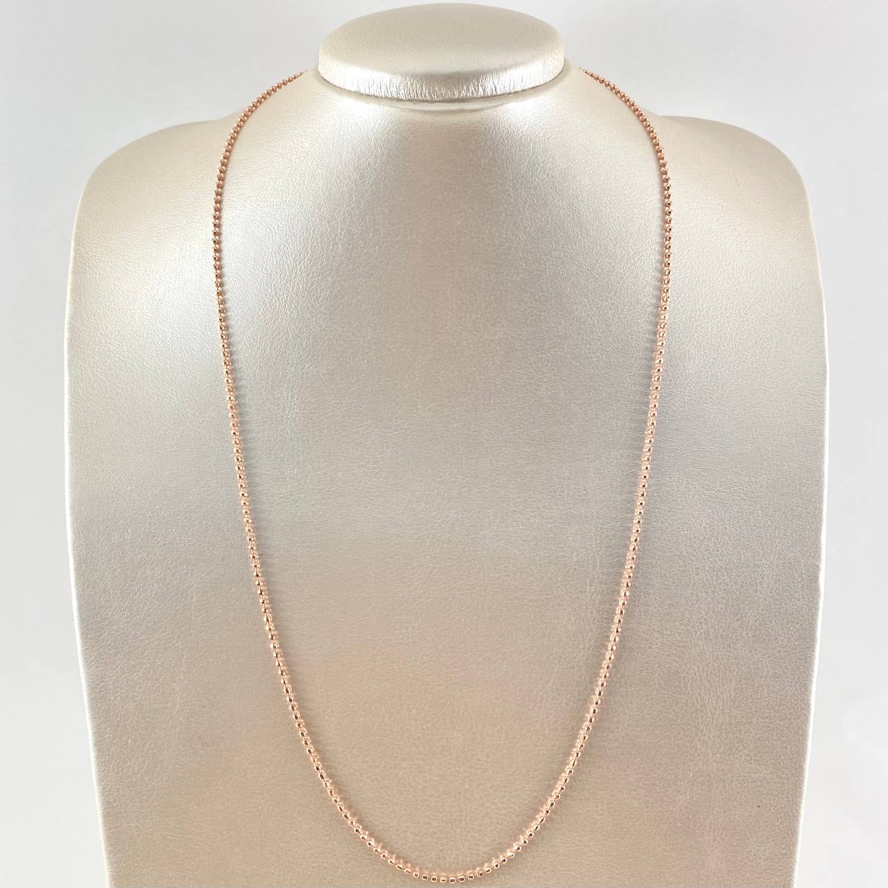 Cadena Militar 8.25gr / 60cm / +3 Oro 18K
