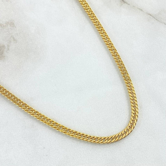 Cadena Cubana 8.05gr / 60cm / +3 Oro 18K ©