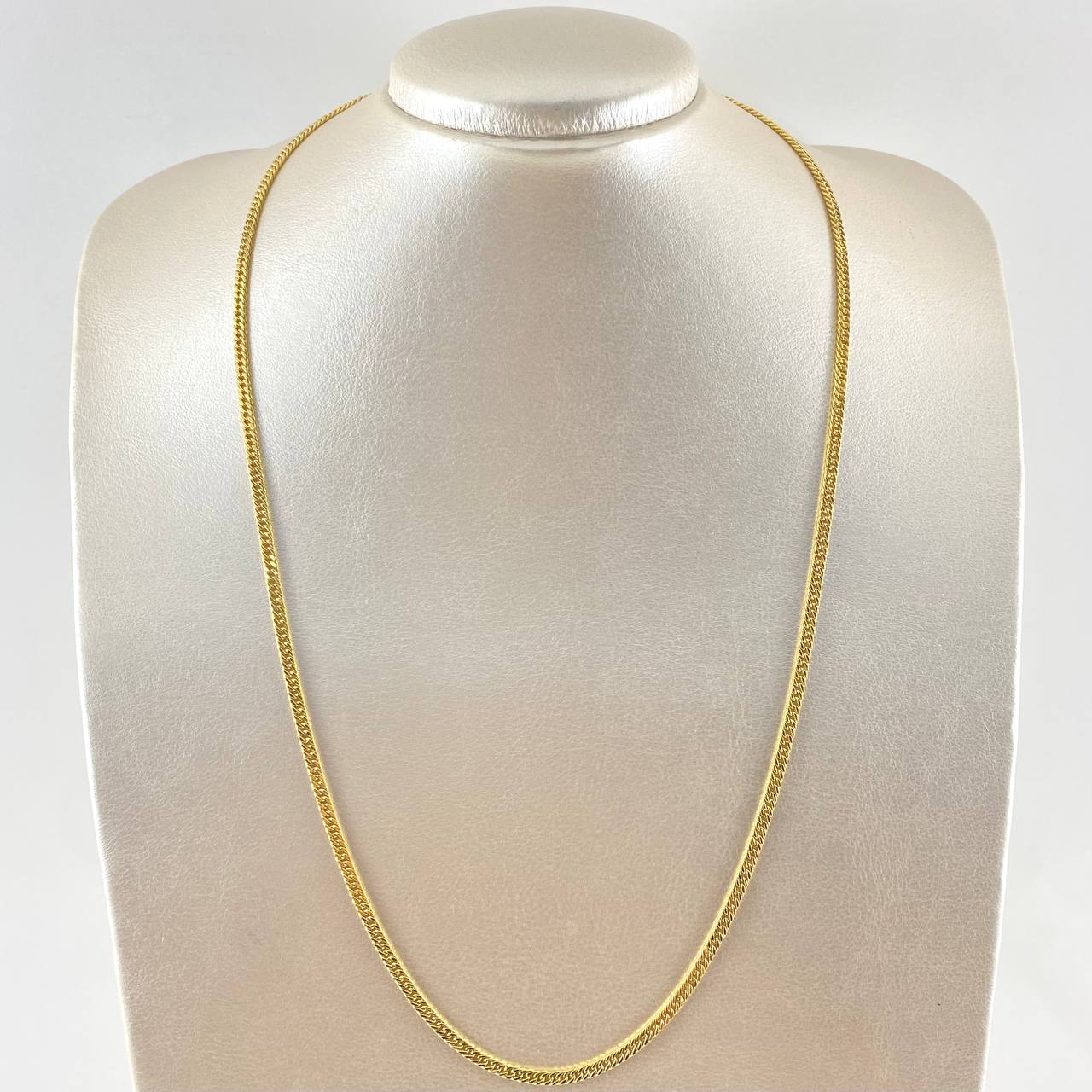 Cadena Cubana 7.7gr / 60cm / +3 Oro 18K