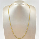 Cadena Cubana 7.7gr / 60cm / +3 Oro 18K