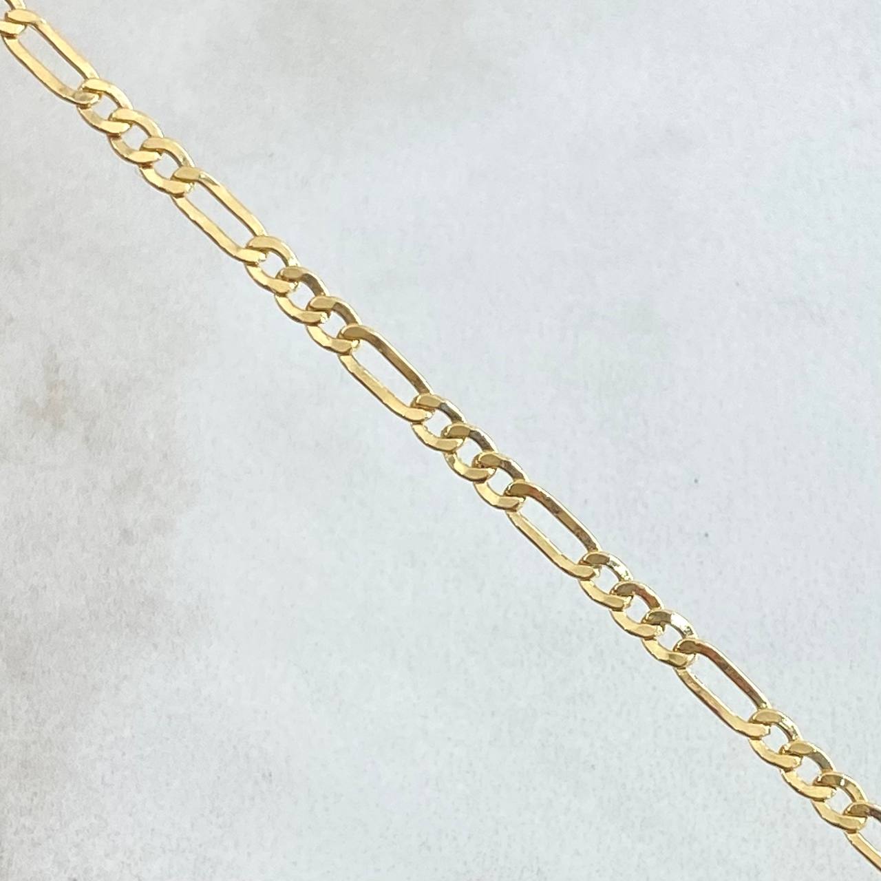 Cadena Figaro 3.3gr / 60cm / +0 Oro 18K