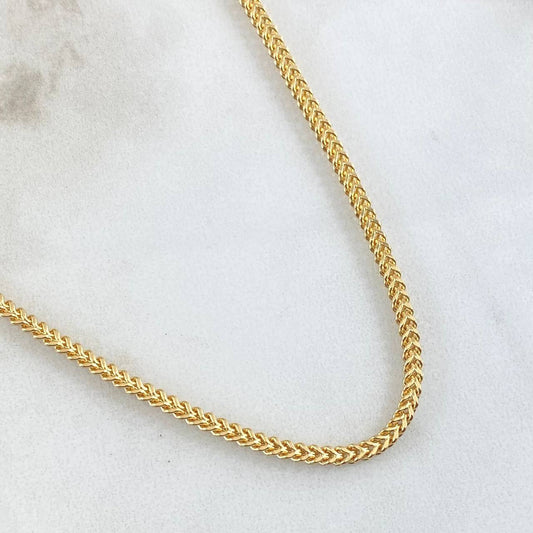 Cadena Franco 9.05gr / 60cm / +3 Oro 18K