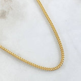 Cadena Franco 9.05gr / 60cm / +3 Oro 18K