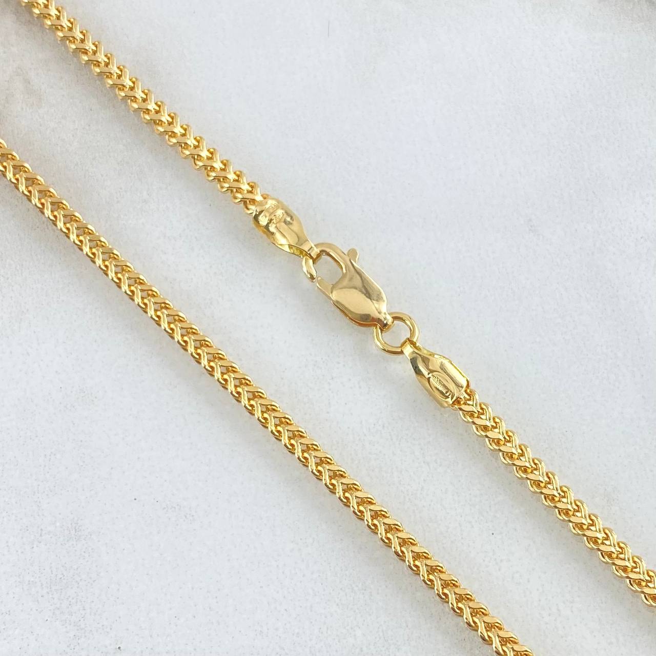 Cadena Franco 9.05gr / 60cm / +3 Oro 18K