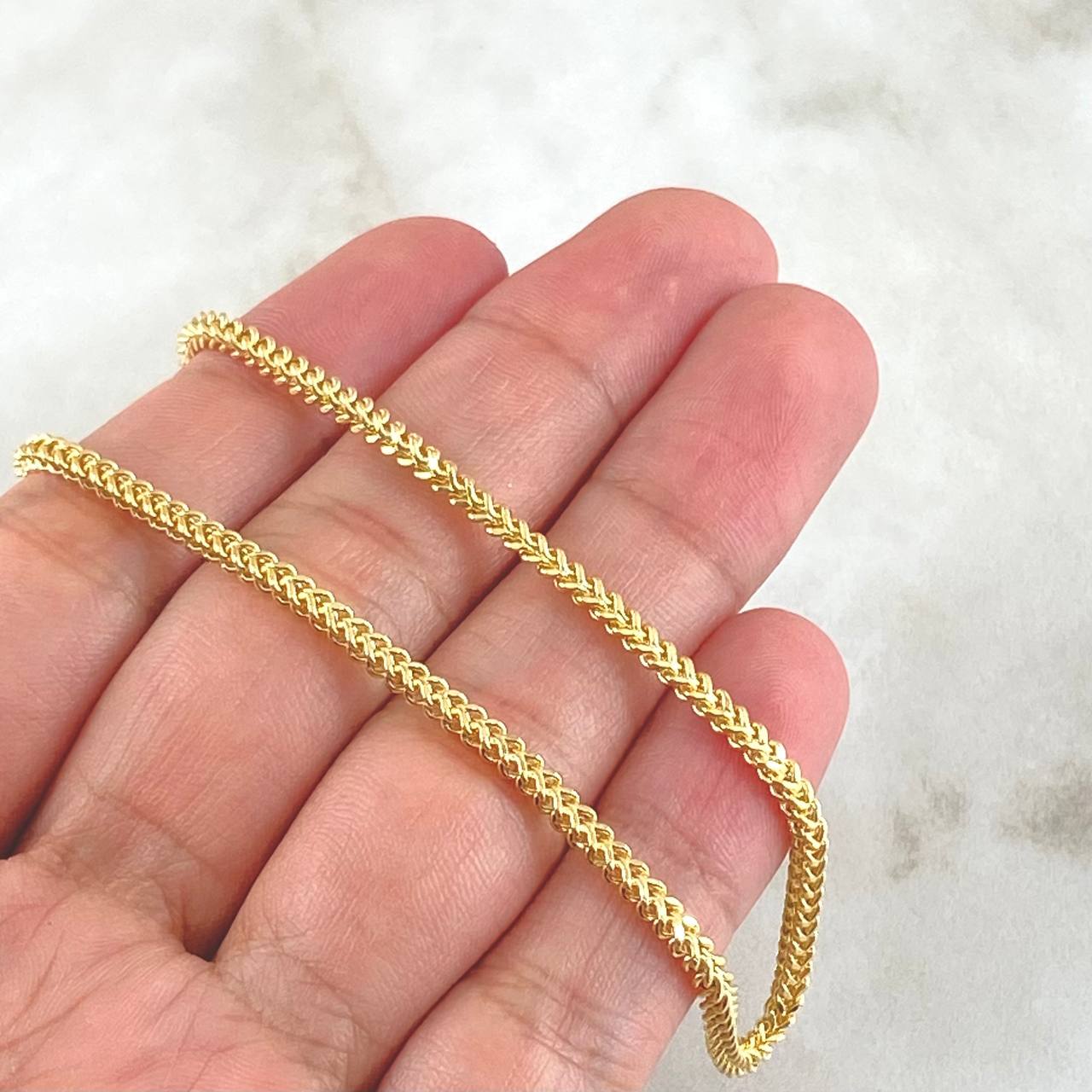 Cadena Franco 9.05gr / 60cm / +3 Oro 18K