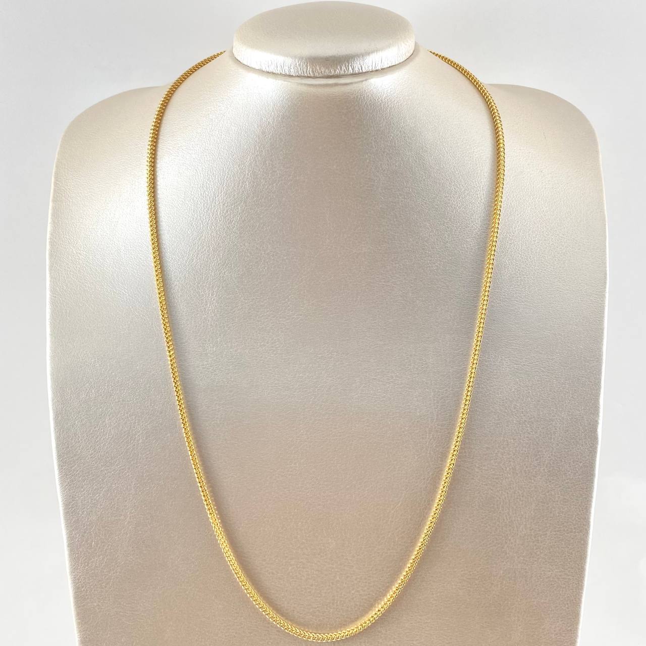 Cadena Franco 9.05gr / 60cm / +3 Oro 18K