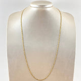 Cadena Figaro 3.25gr / 60cm / +0 Oro 18K