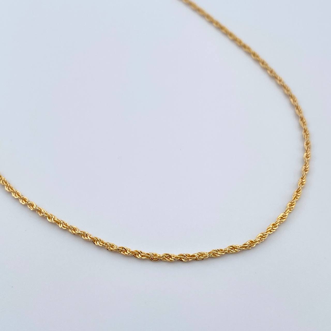 Cadena Lazo 1.55gr / 60.1cm / 1.2mm Oro Amarillo +3 18K &