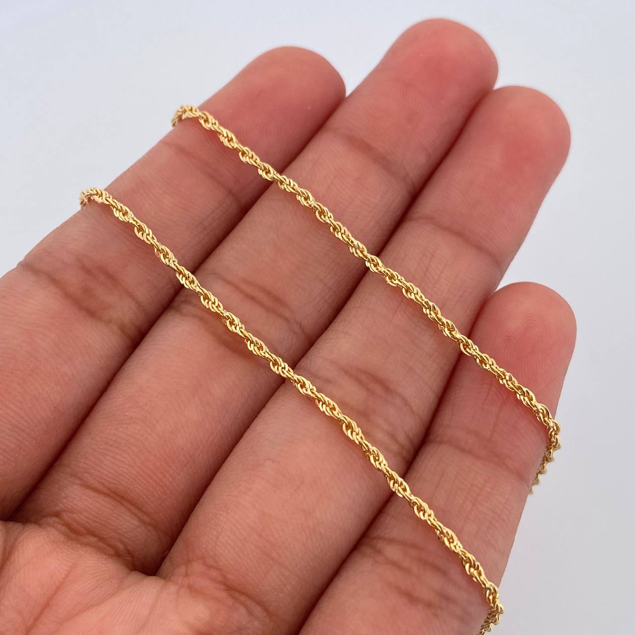 Cadena Lazo 1.55gr / 60.1cm / 1.2mm Oro Amarillo +3 18K &