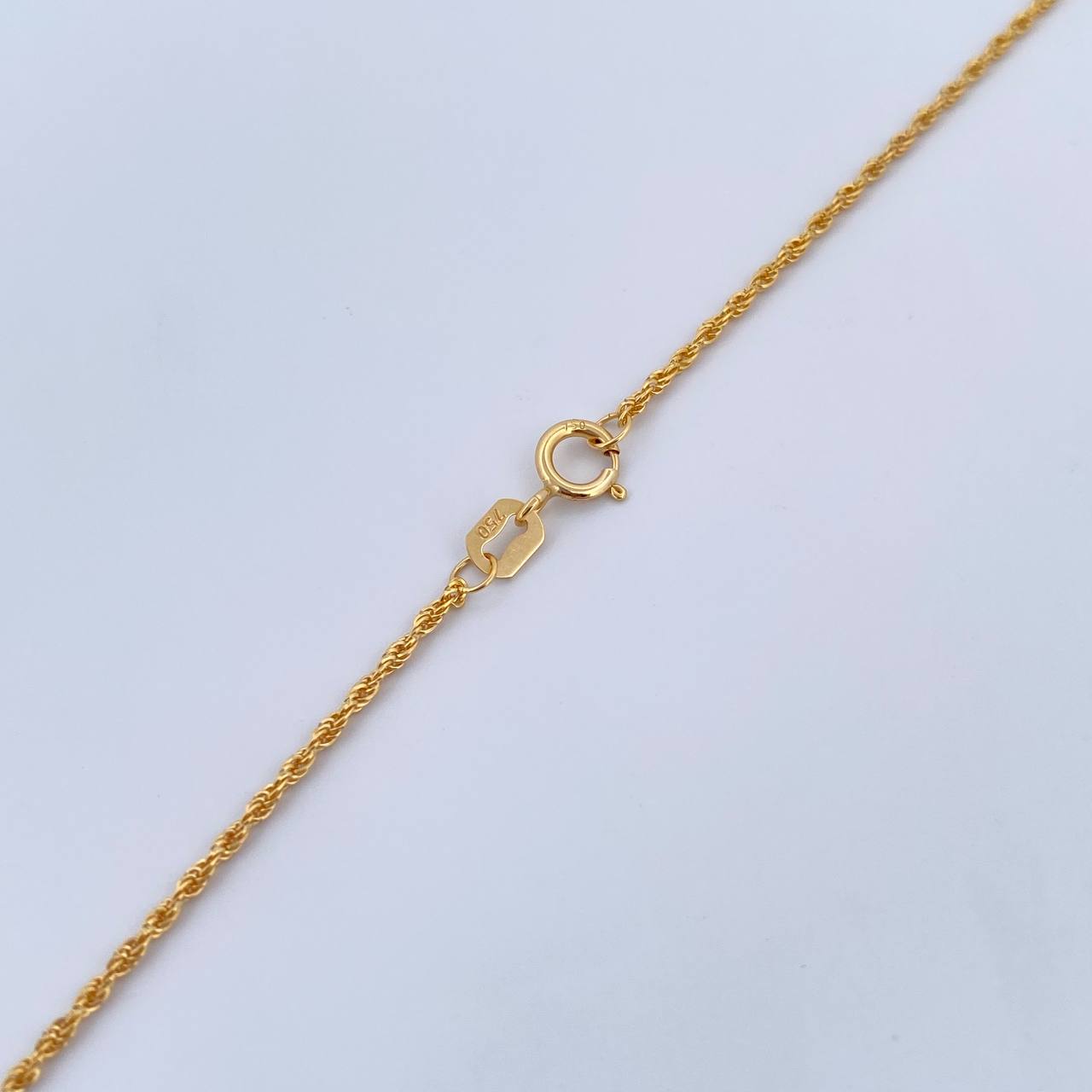 Cadena Lazo 0.9gr / 50.5cm / 0.9mm Oro Amarillo +3 18K &